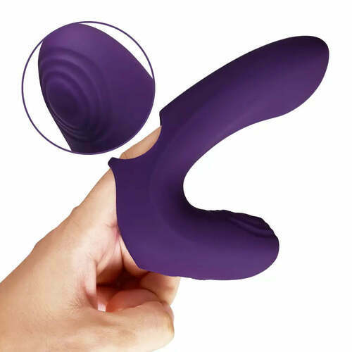 Gaine pour doigt avec vibrations et battements, 10 vibrations + impulsions